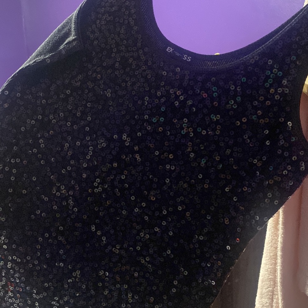 Shiny Sequence Tank Top From Express - image 5